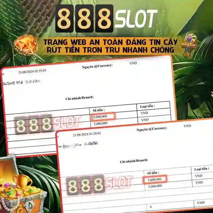 Các nhân vật trong game video slot tại 888slot
