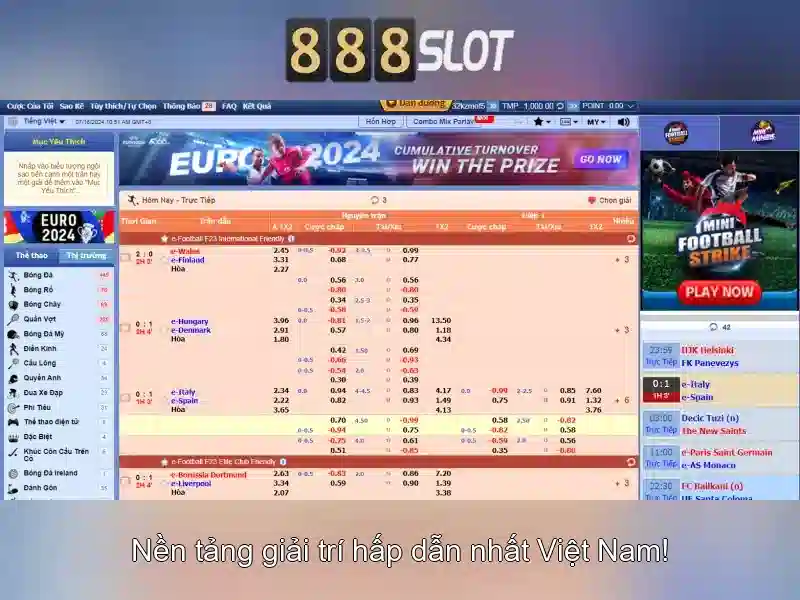 888slot: Nền tảng casino trực tuyến nổi bật cho người chơi Việt